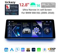 Car video 12.8” 2400*900 QLED Screen for BMW 5 Series E60 E61 E92 2005 - 2010 CCC CIC System GPS Navi Android 14 Carplay 4G DSP