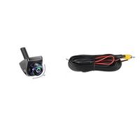 Car Videocamera Retromarcia Telecamera Posteriore Per Auto AHD 1920x1080P CVBS Con Visione Notturna A 170° Obiettivo Fisheye Dorato 12 V Impermeabile IP68 Telecamera di backup(E-AHD 1080P-Black)