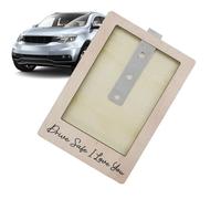 Car Visor Clip, Wood Picture Holder, Auto Interior Frame, Compact Memory Display, 4.21x2.76x0.87 Inches, Sentimental Dashboard Accent, Father, Husband, Partner, Friend