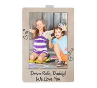 Car Visor Photo Clip, Interior Picture Holder, Compact Display Accessory, 4,21 x 2,76 x 0,87 pollici, Easy Mount Design, for Drivers Families Tourists Photography Lovers Road Trip Fitness Enthusiasts