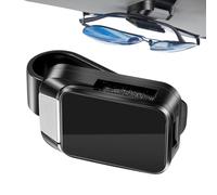 Car Visor Sunglasses Holder - Sturdy ABS Clip for Eyewear, Secure Glasses Storage for Vehicles, Scratch-Resistant Design | Stable Multipurpose Visor Accessory for, Car, or Truck Dashboard Use