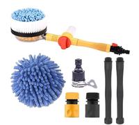Car Wash Brush - Car Detailing Kit | Detailing Washing Dirt Dust Duster | Vehicle Cleaning Tool Set | Soft Bristle Brush for Auto Exterior | Multi-Purpose Washing Kit for Wheels, Glass, and Paint