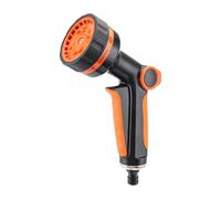 Car Wash Nozzle, 5 Patterns Sprinkler Attachment, 8.86x5.51x2.56 Inches Sprayer with High Pressure Build, Garden Nozzle, Cleaning Tool with Ergonomic Style, Gear for Auto and Lawn