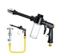 Car Wash Sprayer Kit, High Pressure Pump with Adjustable Nozzle and Soap Dispenser Bottle, Efficient Cleaning Tool for Automotive Trucks, Garden, Solar Panels, Pet Showering, Home Use