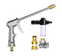 Car Wash Sprayer, Multi Mode Nozzle, Compact Washer Unit, Strong Water Flow, Vanish Cleaning Tool for Vehicle Yard Garage Fence Pathway Outdoor Indoor Cleaning Maintenance Use