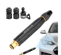 Car Wash Sprayer, Portable Hose Washer, Leak Proof Water Sprayer, Multi Purpose Cleaning Nozzle 1.06x1.06x6.57inch, High Pressure Spray for Outdoor Pathway Backyard Patio Driveway Garage