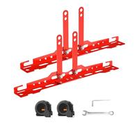 Car Wheel Alignment Leveling Tool Set Iron Construction Wall Storage Holes Included For Garage Workshop Use Professional Wheel Alignment Tool