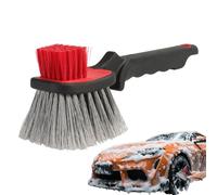 Car Wheel Brush | With Ergonomic Non-Slip Handle - 25x9x8.5cm Dirt Removal Wheel And Tire Brush For Vehicles - For Garage Backyard Yard Daily Drive Minivan Sedan Motorhome
