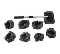 Car Window Cleaner Brush,Windshield Glass Cleaning Tool Extendable Alu