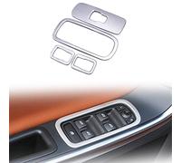 Car Window Lifting Button Frame Decoration Sticker Trim Per Volvo XC60 S60 V60 2009-2017 Decalcomanie Bracciolo Porta Auto In Acciaio Inossidabile