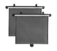 Car Window Shade Tendina Parasole Per Finestrini Laterali Auto, Con Pulsante, Avvolgibile, Telescopica, Bloccante Parasole Auto