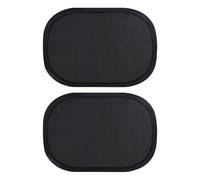 Car Window Shades - Lightweight Glass Protector, Reusable Sunlight Barrier, Non Adhesive Cabin Cooling Screen, Daytime Brightness Reducing Window Set | For Automotive Front Side Travel