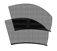 Car Window Sun Shade, UV Protection Shield, 1 pair, Car Rear Side Window Shade, Mosquitọ Net Curtains, Easy Installation Fit, Ideal for Bạby Family Pet