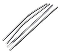 Car Window Weatherstrip 4PCS Rubber Sealing Strip Belt Moulding Trim