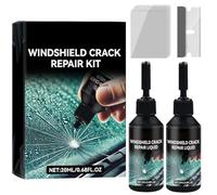 Car Windshield Crack Repair Kit, Upgraded Windshield Crack Repair Liquid for Chips, Cracks, Bullseyes & Star Breaks, Quick Fix (2set)