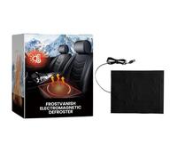 Car Windshield Heater - Compact Electric Defogger, Cold Weather Snow Ice Pad, Morning Warm Up Tool | Truck Sedan Minivan RV Commuting Travel Home Yard, Fast Heating Performance, Easy Installation Use