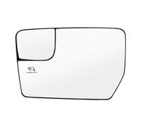 Car Wing Mirror Glass Per Ford Per F150 2004 2005-2014 Pickup Specchietto retrovisore riscaldato in vetro convesso grandangolare(11-14 Left)