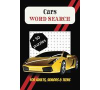 Car word search: Fun puzzle game For Adults, Seniors and Teens | 6+9 , 110 Pages | Car brands and Car related terms for stress relief and entertainment