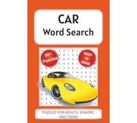 Car Word Search Puzzle Book: Word search with easy to read text about cars, vehicles, mechanics and more | 6 x 9 inches, 110 pages | 50+ Puzzles… Gift ... free time. Ideal cheap Secret Santa gift.