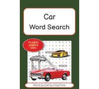 Car Word Search Puzzle Book: Word Searches with easy to read print about Cars | 6x9 inches, 110 pages | 50+ puzzles | Gift for Vacations, Holidays | For Cozy Time