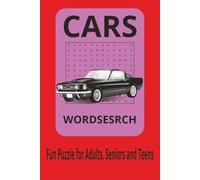 Car Wordsearch Puzzle Book: Word Searches with Easy to Read Print about Cars, Driving, Racing and More | 6x9inches, 110 pages | 50+ Puzzles ... Gift for Vacations, Holidays and Free Times