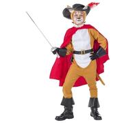 CAR Y GUS, S.L. Costume da Gatto con Gli Stivali Mantello per Bambini