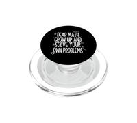 Cara matematica Crescere Risolvi i tuoi problemi Divertente Algebra PopSockets PopGrip per MagSafe