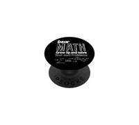 Cara matematica, cresci e risolvi i tuoi problemi Algebra Lines PopSockets PopGrip Adesivo