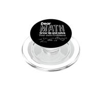 Cara matematica, cresci e risolvi i tuoi problemi Algebra Lines PopSockets PopGrip per MagSafe