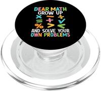 Cara matematica, cresci e risolvi i tuoi problemi PopSockets PopGrip per MagSafe