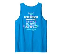 Cara Persona Dietro di Me Il Mondo è Un Posto Migliore con Te Canotta