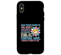 Cara persona dietro di me sei stato creato sull"amore di proposito Custodia per iPhone X/XS