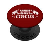 Cara, sei diventato troppo grande per l'elefante del circo, buffo pagliaccio PopSockets PopGrip Adesivo