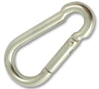Carabina Gancio 4mm Elec-Galv (Pk10) Chiusure & Hardware Gancio - CH04EGP10