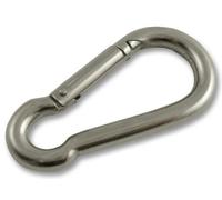 Carabina Gancio 6mm Inossidabile (Pk2) Chiusure & Hardware Gancio - CH06SSP2