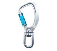 Carabiner Clip - D Ring Shape Key Chain Clip Hook, Heavy-Duty 360° Rotating Carabiner For Hiking, Backpacking, Climbing Picnic And Everyday Carry - 7075 Aviation Aluminum Durable Gear Accessory