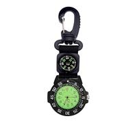 Carabiner Compass Watch - Waterproof Outdoor | Portable Compass Watch With Glow-in-the-dark, Waterproof Design For Men And Women, Ideal For Climbing, Hiking, Camping, Running, Diving, Hun