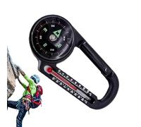 Carabiner - Direzione Device, Compact Adventure Navigation | Gadget Da Viaggio All'aperto Incidente, Portachiavi per Escursionismo, Campeggio, Escursionismo,