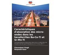 Caractéristiques d'absorption des micro-ondes dans les hexaferrites Ba-Co-Ti et Sr-Mn-Ti: Caractéristiques d'absorption des micro-ondes dans les hexaferrites de type M dopées au Co-Ti et au Mn-Ti