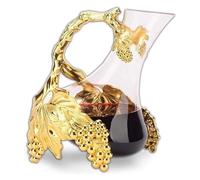 carafe red wine decanter Decanter Wine Creative Personality Glass(Gold)