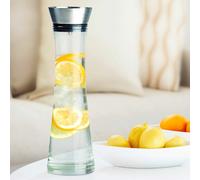 Caraffa 1Liter di Vetro Acqua Decanter IN Brocca per Succo