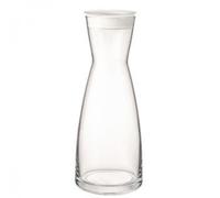 Caraffa Acqua Vino Ypsilon Brio 1lt in Vetro Con Tappo Bianco - Bormioli Rocco