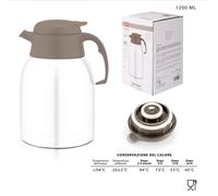 CARAFFA BOTTIGLIA TERMICA THERMOS CON DOSATORE LIQUIDI CAFFE THE CALDO FREDDO