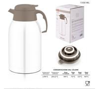CARAFFA BOTTIGLIA TERMICA THERMOS CON DOSATORE LIQUIDI CAFFE THE CALDO FREDDO