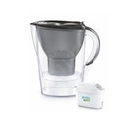 Caraffa Brita Marella da 2,4 l nera con 3 filtri Maxtra Pro, indicatore digitale