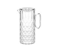 Caraffa con coperchio SAN, Bio-based SMMA Dimensioni 11,3x16,9x h28,8 cm - 1750 cc- 1750 cc VANITY BPA FREE in Scatola Guzzini trasparente