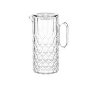 Caraffa con coperchio SAN, Bio-based SMMA Dimensioni 11,3x16,9x h28,8 cm - 1750 cc- 1750 cc VANITY BPA FREE in Scatola Guzzini trasparente