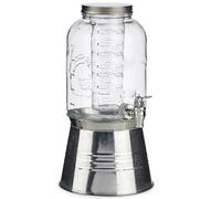 Caraffa con rubinetto supporto refrigeratore porta ghiaccio contenitore da 3,8 lt per vino Sangria Cocktail Bevande bar pub