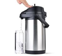Caraffa da caffè con distributore di caffè in Acciaio Inossidabile Isolato a Pompa, caraffe da caffè per Mantenere Caldo/Freddo, distributore di Bevande Calde, urna Termica per Mantenere caffè e tè