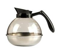 Caraffa da caffè in vetro di ricambio per caffettiera, bollitore per ristorante, acciaio inossidabile e materiale PP 1,8 l, grande capacità